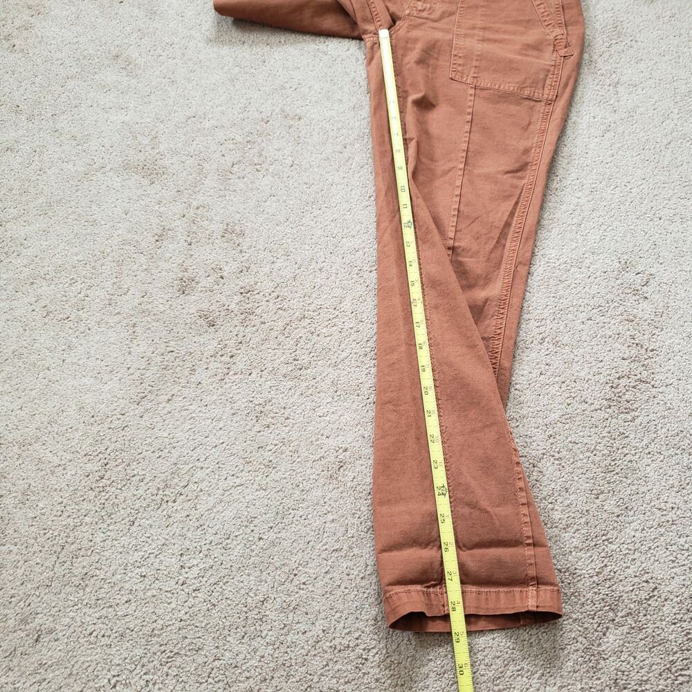 Anthropologie The Wanderer Utility Cargo Pants Clay Terra Cotta Color Size 26 - Picture 11 of 13